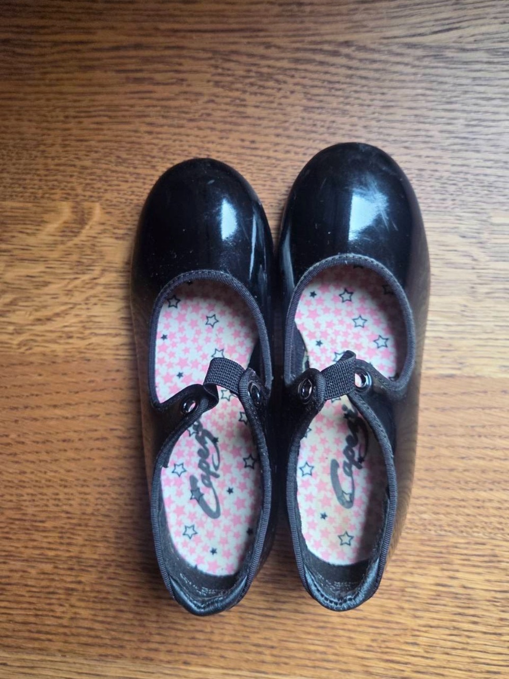 Girls Capezio Black Tap Shoes